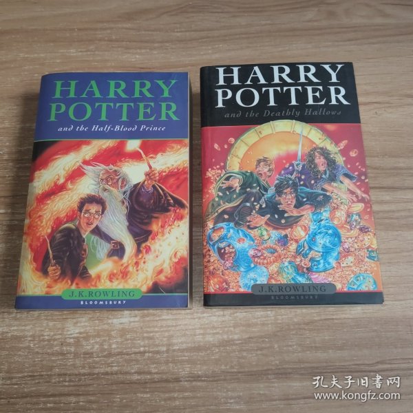 Harry Potter and the Half-Blood Prince，Harry Potter and Deathly Hallows 2本合售