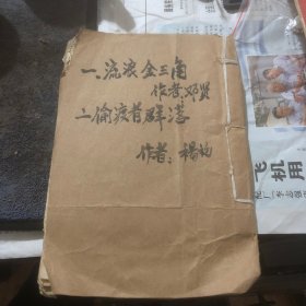 流浪金三角（邓贤）、偷渡者群落（杨初）剪裁合订本