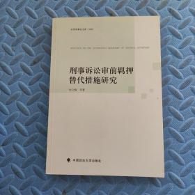 京师刑事法文库（104）：刑事诉讼审前羁押替代措施研究