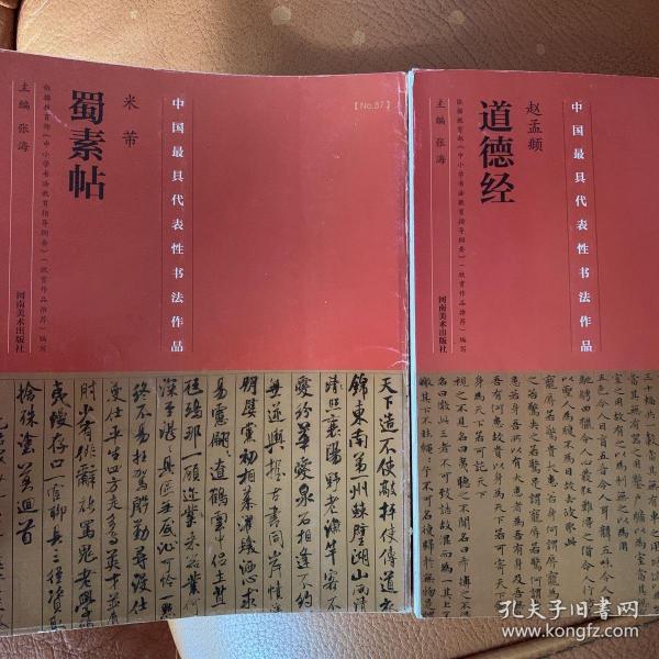 中国最具代表性书法作品·赵孟頫《道德经》