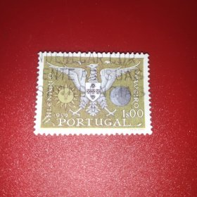 葡萄牙 1959年 阿维罗建城千年-城徽