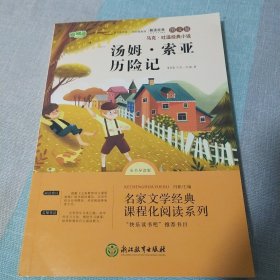 汤姆索亚历险记 快乐读书吧六年级下册小学生语文拓展儿童文学阅读故事书 图文导读版 凤凰新华小学6年级下必正版读物名著课外书