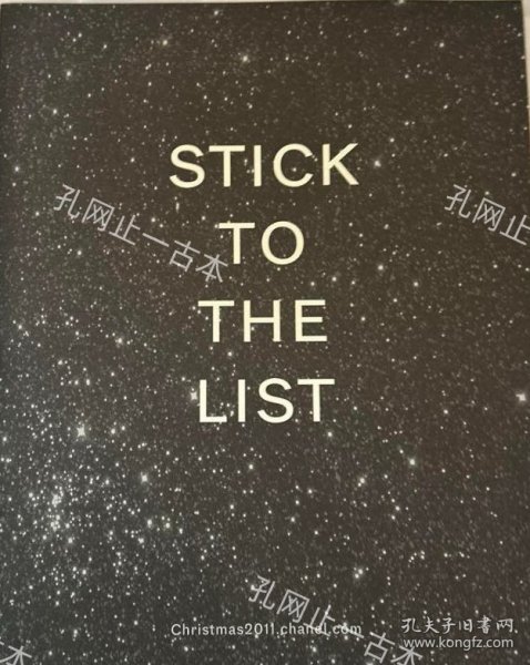 价可议 CHANEL STICK TO THE LIST Christmas catalog with stickers nmmxbmxb