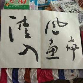 阜阳名人题字折册