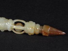 清代和田玉金刚杵