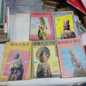 中国神秘文化研究丛书：金刚经说什么；楞严大义今释；圆觉经略说；楞伽大义今释；如何修正佛法（共5本合售）