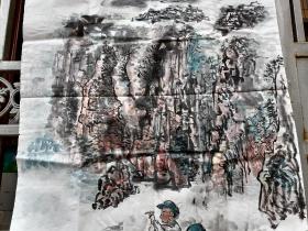 陕西韩城张东宏画作《惠流钢铁》②（乙末年）张东宏，当代中国著名国画家，陕西省美协会员，陕西省民间芯子非物质文化传承人，陕西省山水画研究会会员，陕西省韩城市美协副主席，本人作品多次在国内.行业大赛中入展(获奖)。2018中国梦劳动美第五届全国职工书画展入展优秀作品作者。