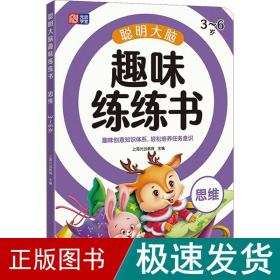 聪明大脑趣味练练书 思维 3-6岁 幼小衔接思维训练 全脑开发 益智游戏 玩转童年 从根本上提高孩子多种能力的思