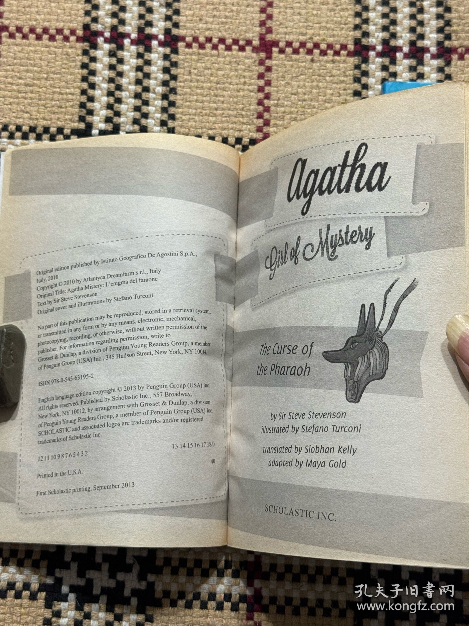 【英文儿童读物】Agatha: Girl of Mystery + The Magic Secrets Box（2本合售）插画本 品相自鉴