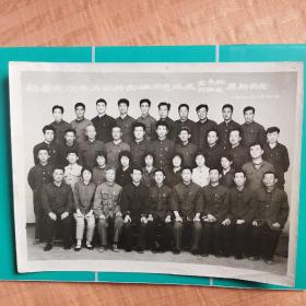 老照片，鹤岗市服务局机关全体同志欢送荣转留念，1978年