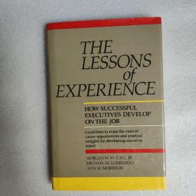 The lessons of experience:how successul executives develop on the job