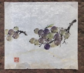 潘君诺(1906—1981)江苏镇江丹徒人，名然，晚年号然翁，中国美协会员，擅作花卉草虫。1930年就读于上海美专，专攻花卉草虫，临摹了大量宋元工笔花鸟画及近代任伯年、吴昌硕、王一亭、齐白石等名家的作品，受业于赵叔儒、郑午昌。叔儒弟子凡72人，以符仲尼杏坛之数，其中陈巨来入门最早，徐邦达今最著名，潘君诺为关门弟子。被誉为“北齐(白石)南潘(君诺)”。