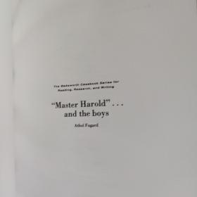 Master Harold And The Boys    by   Athol Fugard