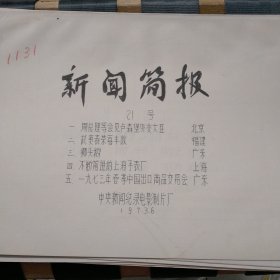 新闻简报21号电影台本