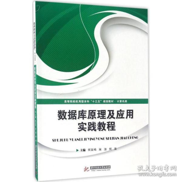 数据库原理及应用实践教程/高等院校应用型本科“十三五”规划教材·计算机类