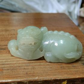 和田玉手玩件，个大，品相好