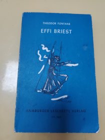 Effi Briest艾菲·布里斯特，台奥多尔·冯塔纳作品 德文原版