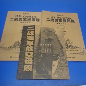 战争之王：二战美军战列舰 巡洋舰 航空母舰（3本合售） (无光盘)