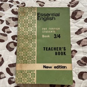 Essential English for Foreign Students 
Book 3/4
Teacher‘s Book