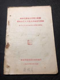 高举毛泽东思想伟大红旗把社会主义*****进行到底