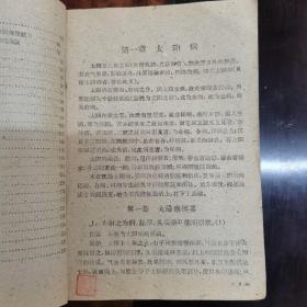 中医学院试用教材：伤寒论讲义 1960年1版1印