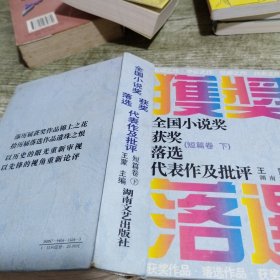 全国小说奖获奖落选代表作及批评.短篇卷.下