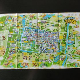 塞上江南丝路银川醉美宁夏—宁夏旅游手绘地图