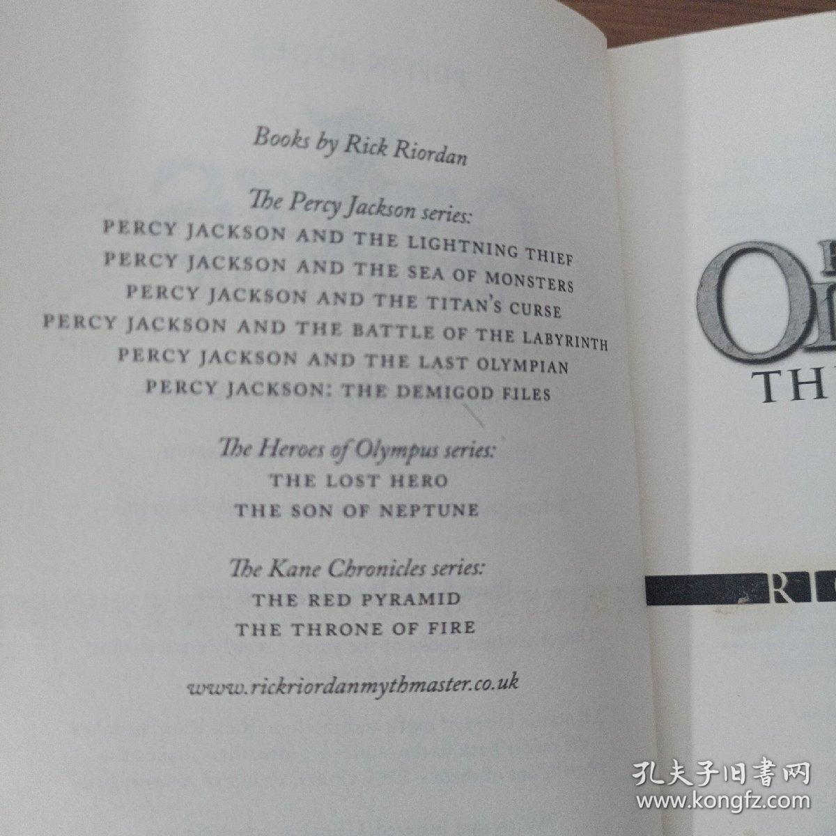 The Heroes of Olympus, Book One The Lost Hero 波西 杰克逊奥林匹斯英雄系列1：失落的英雄