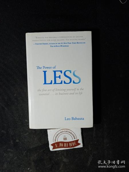 Power of Less：The Fine Art of Limiting Yourself to the Essential...in Business and in Life