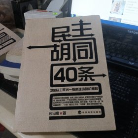 民主胡同40条：中国民主政治一般原理的随机阐释