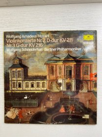 黑胶唱片 莫扎特 wolfgang amadeus mozart：Violinkonzerte Nr.2 D-dur KV 211 Nr.3 G-dur KV 216／Wolfgang Schneiderhan Berliner Philharmoniker（1968年原版）现货如图