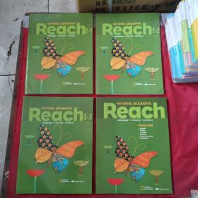 national geographic reach（E-1、2、3+practice book）4本合售