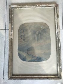 云起山前听水流(国画)