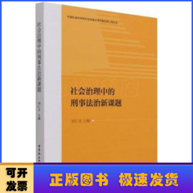 社会治理中的刑事法治新课题