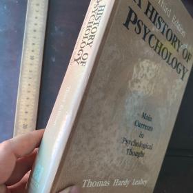 A History of psychology main currents in psychological thought thoughts英文原版精装