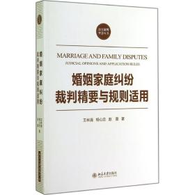 法官裁判智慧丛书：婚姻家庭纠纷裁判精要与规则适用