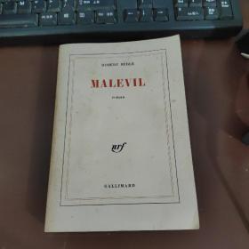 MALEVIL(ROMAN)【法文原版，32开本，包邮】