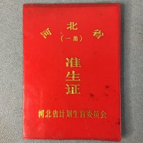 河北省（一胎）准生证