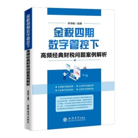 【正版书籍】金税四期数字管控下高频经典财税问题案例解析