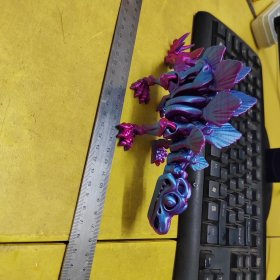 3D打印骨架剑龙玩具手办模型
