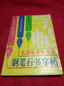 毛泽东著作名篇钢笔行书字帖