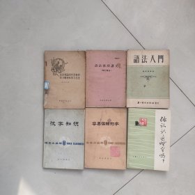 语法入门+语法修辞讲义+汉字知识+你认识这些字吗+谈谈我国古代学者的学习精神和学习方法+容易读错的字