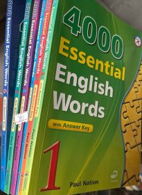 4000 Essential English Words（Book 1、2、3、4、5、6 with Answer Key）英文原版 6册合售