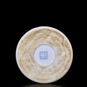 清乾隆珐琅彩八仙人物纹笔筒 18/22厘米