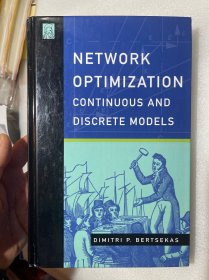 现货  英文版  Network Optimization: Continuous And Discrete Models