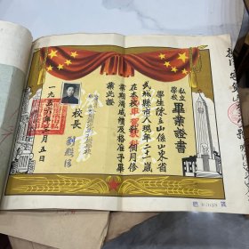 1956年山东私立学校毕业证书