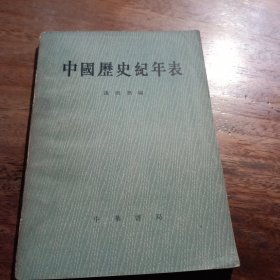 中国压史纪年表