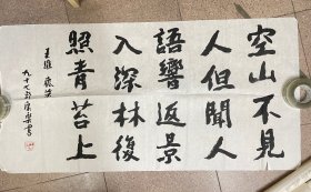 王康乐4尺整纸书法软片