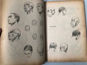 浙江美术学院编撰教材 人体结构书籍