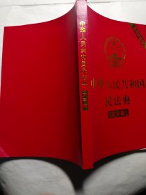 中华人民共和国民法典（大字版32开大字条旨红皮烫金）2020年6月新版